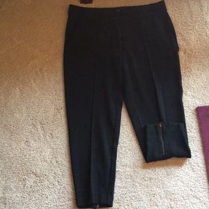 Trouser pant with back leg zipper